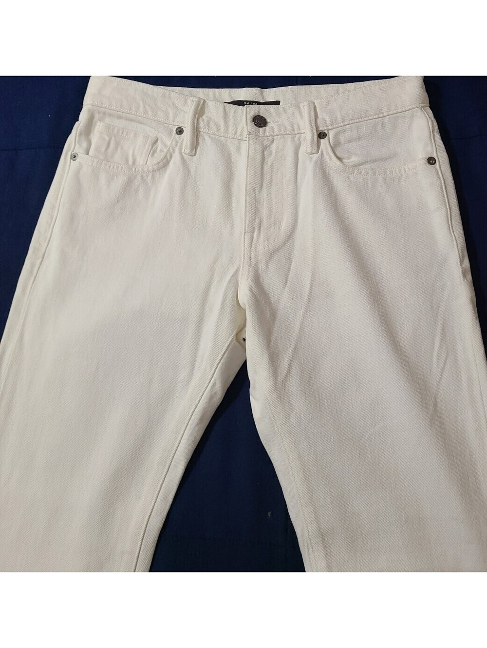 Vince Slim Fit Straight Leg White Denim Jeans Mens Size 30 Prep 5-Pocket Button